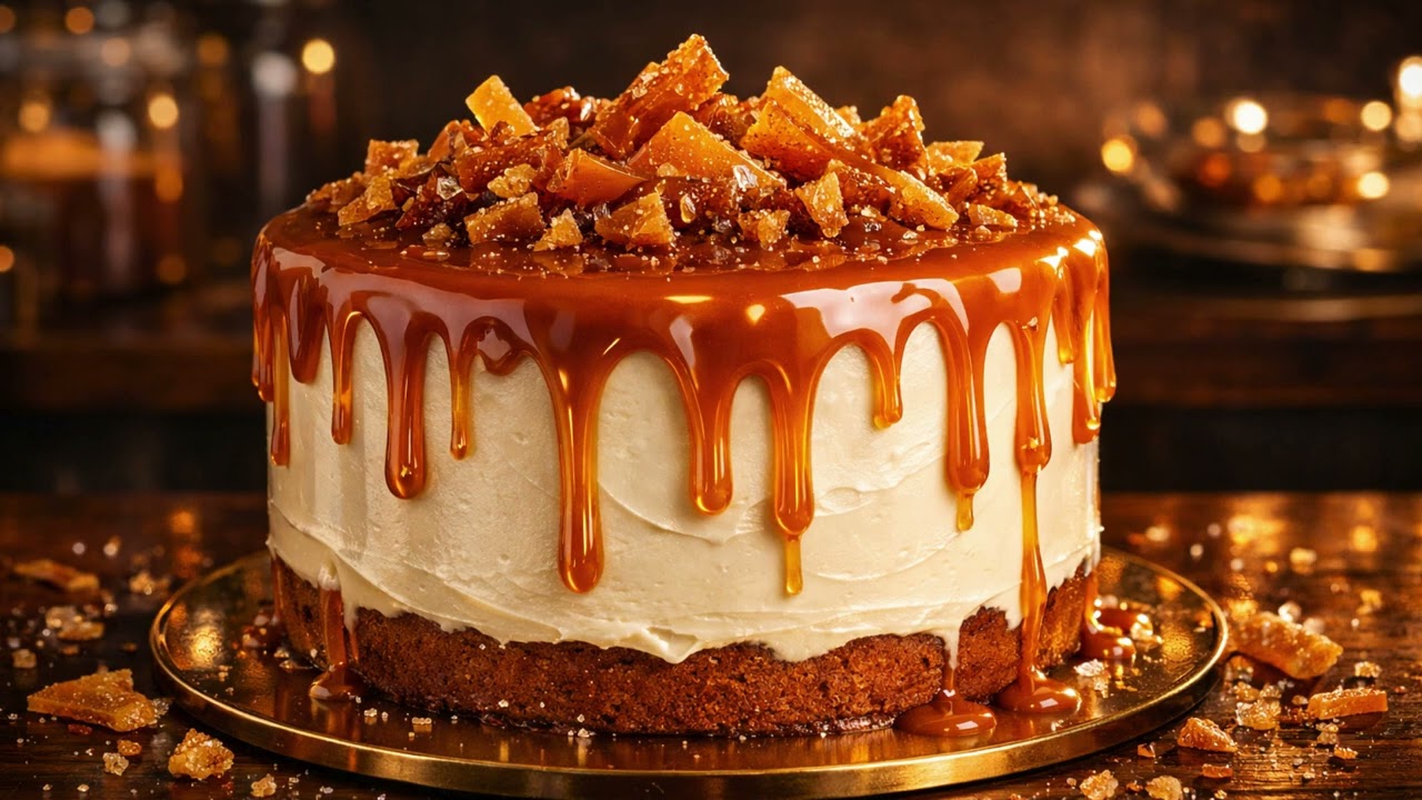 Caramel Cake|Birthday| Foodie| Sweet| #celebrate #digitalart #madefortv #artfortv #candlelitestudio