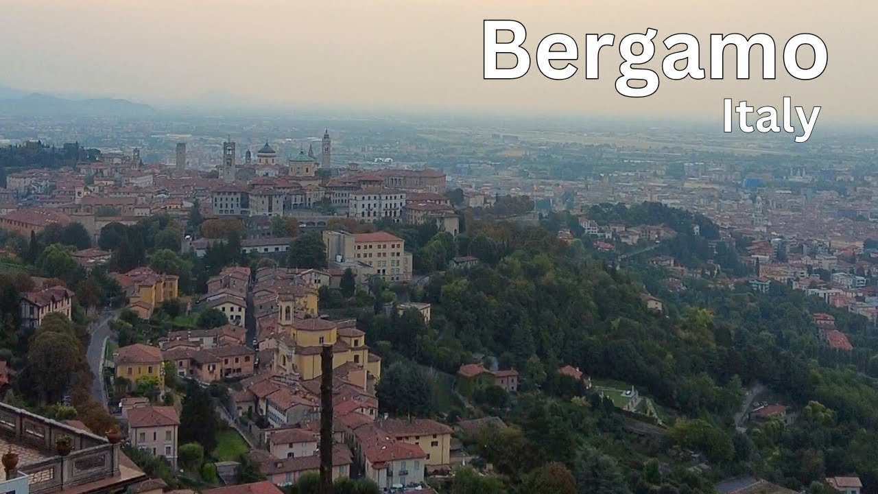 Bergamo Walking Tour in Italy, Part 1