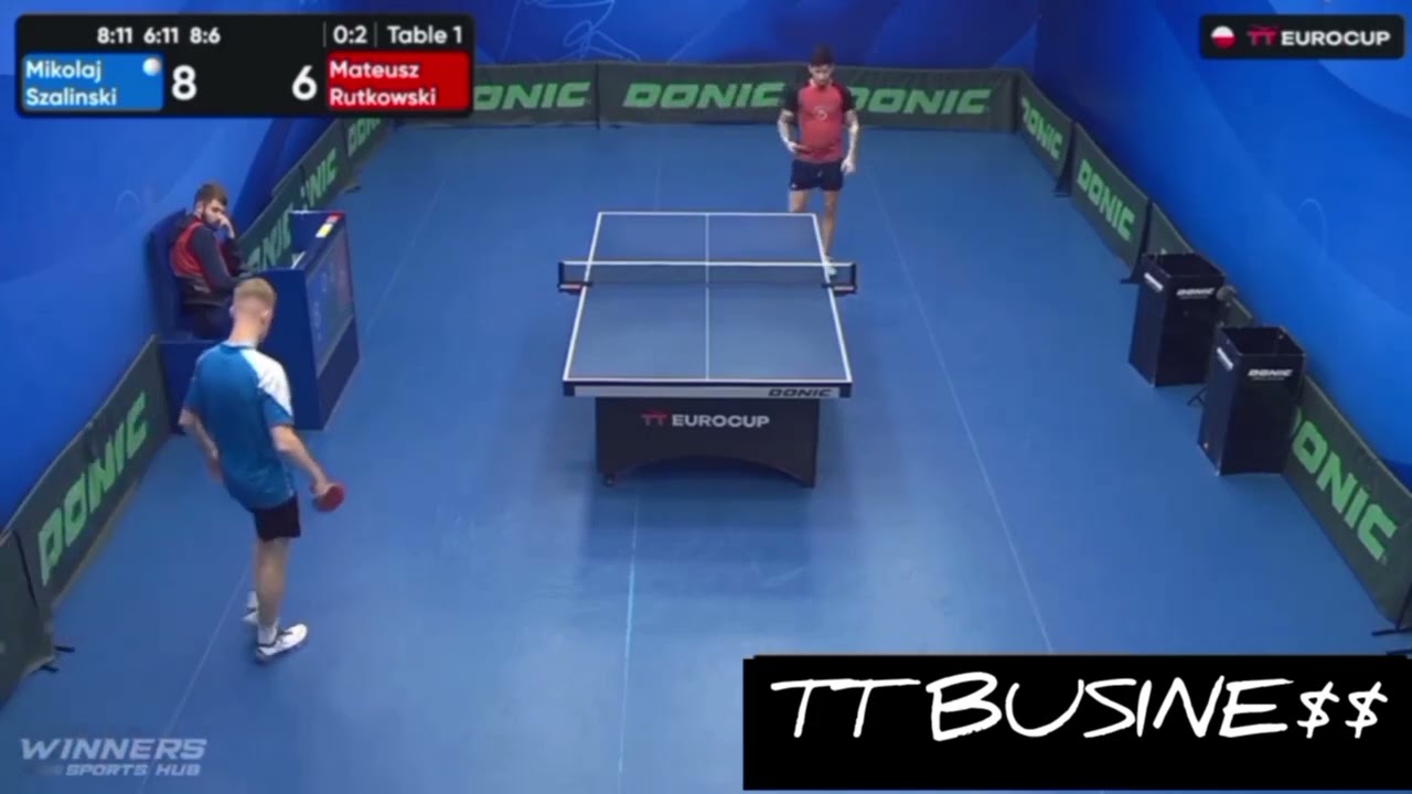 ОПГ🏓TT EuroCup PL🏆Короткометражка📽 от настольного актёра🎬Матеуша🐓Рутковски🏓🏆💲💰