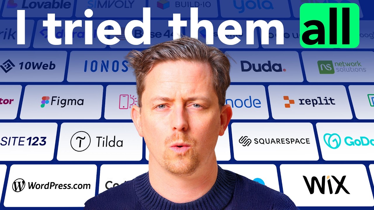 Best Free Website Builder &mdash; I Built the Same Website 20 Times