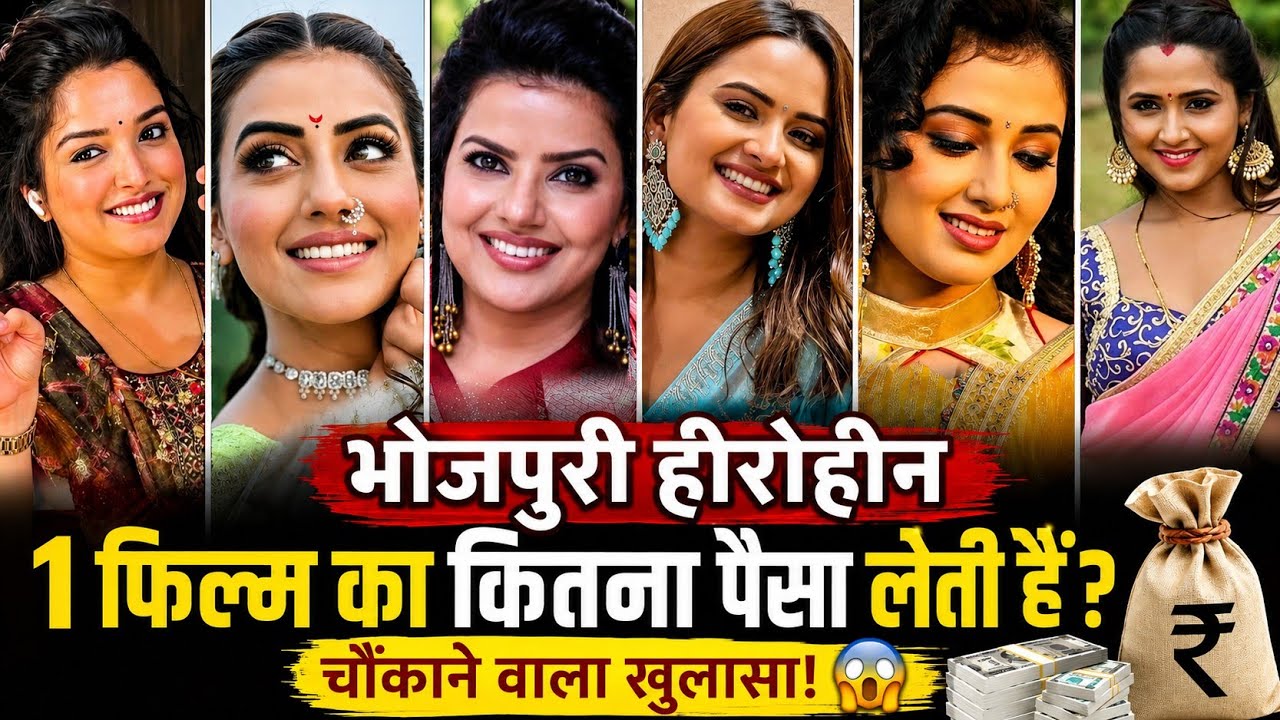 Bhojpuri Actress 1 film Charge | 2024 में भोजपुरी हिरोहिन एक फिल्म का कितना पैसा लेती हैं |#bhojpuri