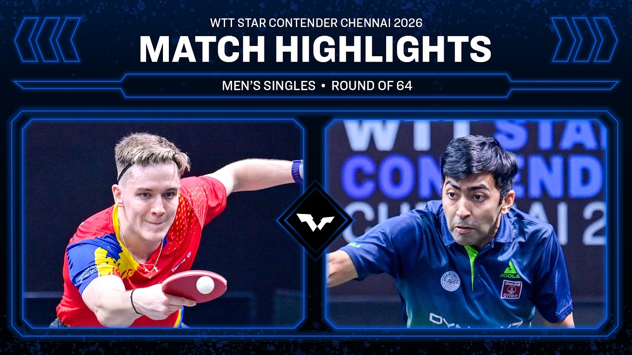 Iulian Chirita vs Harmeet Desai | MS R64 | #WTTChennai 2026