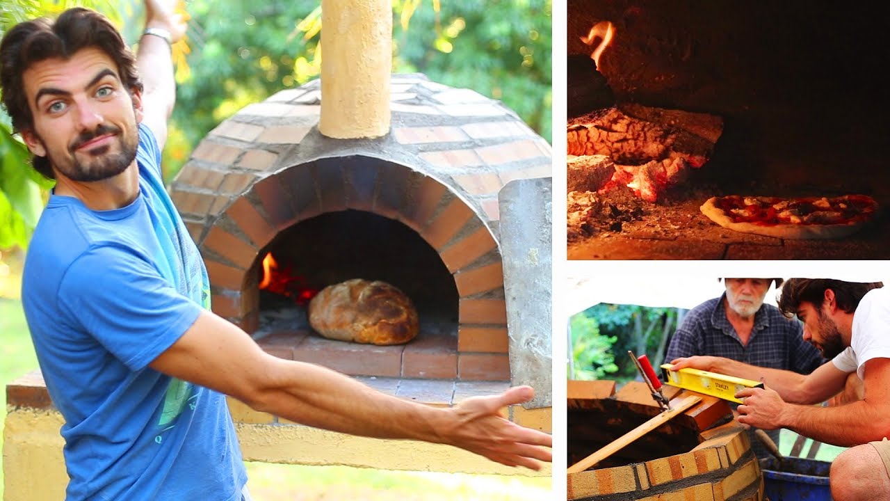 Four à pizza en briques : construction