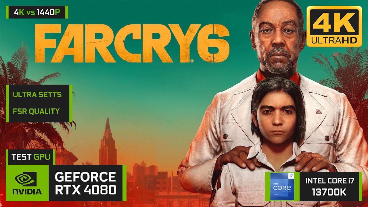 Far Cry 6 Trial | RTX 4080 | Intel Core i7-13700K | 1440p | 4K | FSR Quality | Test GPU