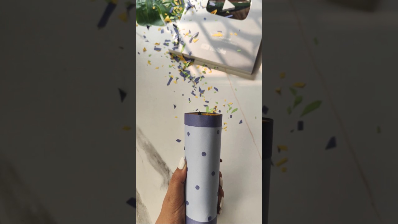 DIY Party Poppers | Create Your Own Amazing Celebration Poppers at Home #shorts #diy #papercraft