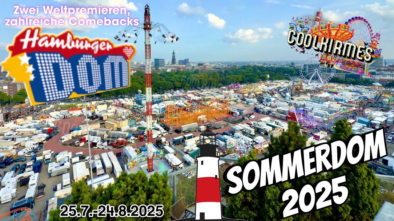 Hamburg Sommerdom 2025 | Das größte Volksfest des Nordens lädt wieder ein!