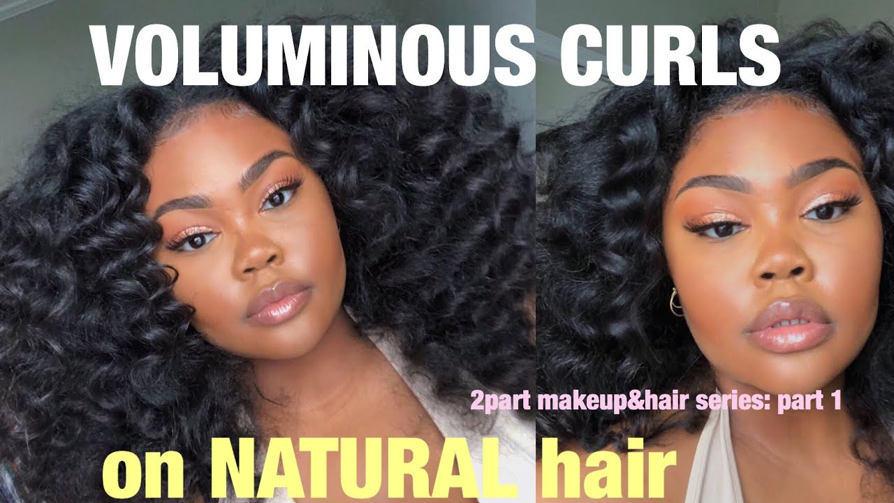 SUMMER Friendly Curls Tutorial! Natural Hair!