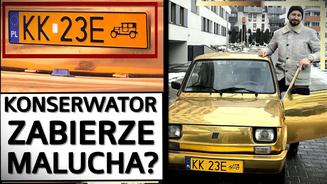 ŻÓŁTE TABLICE W ZŁOTYM MALUCHU! TO LEGALNE? PROFANACJA? *Wywiad z rzeczoznawcą | DUŻY W MALUCHU