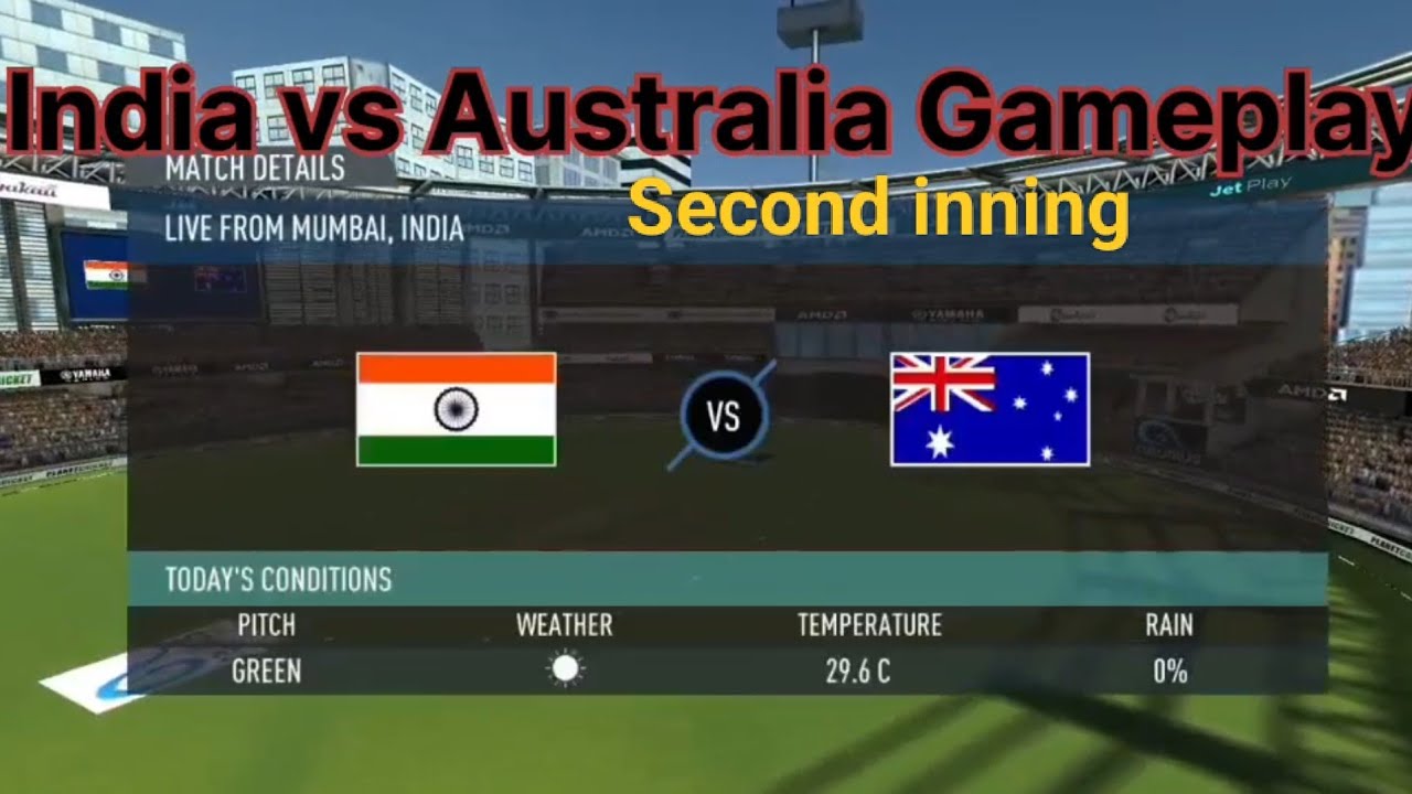 India vs Australia| Cricket gameplay|Part 3 Second inning| #rc20 #rc20gameplay 