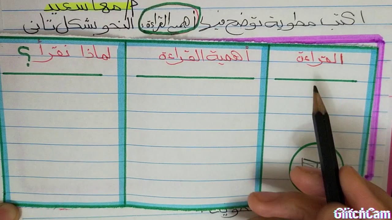 أسهل طريقة لكتابة المطوية🌹 للصف الثالث وازاي الطفل يكتبها ببساطة مع مس مها سعيد