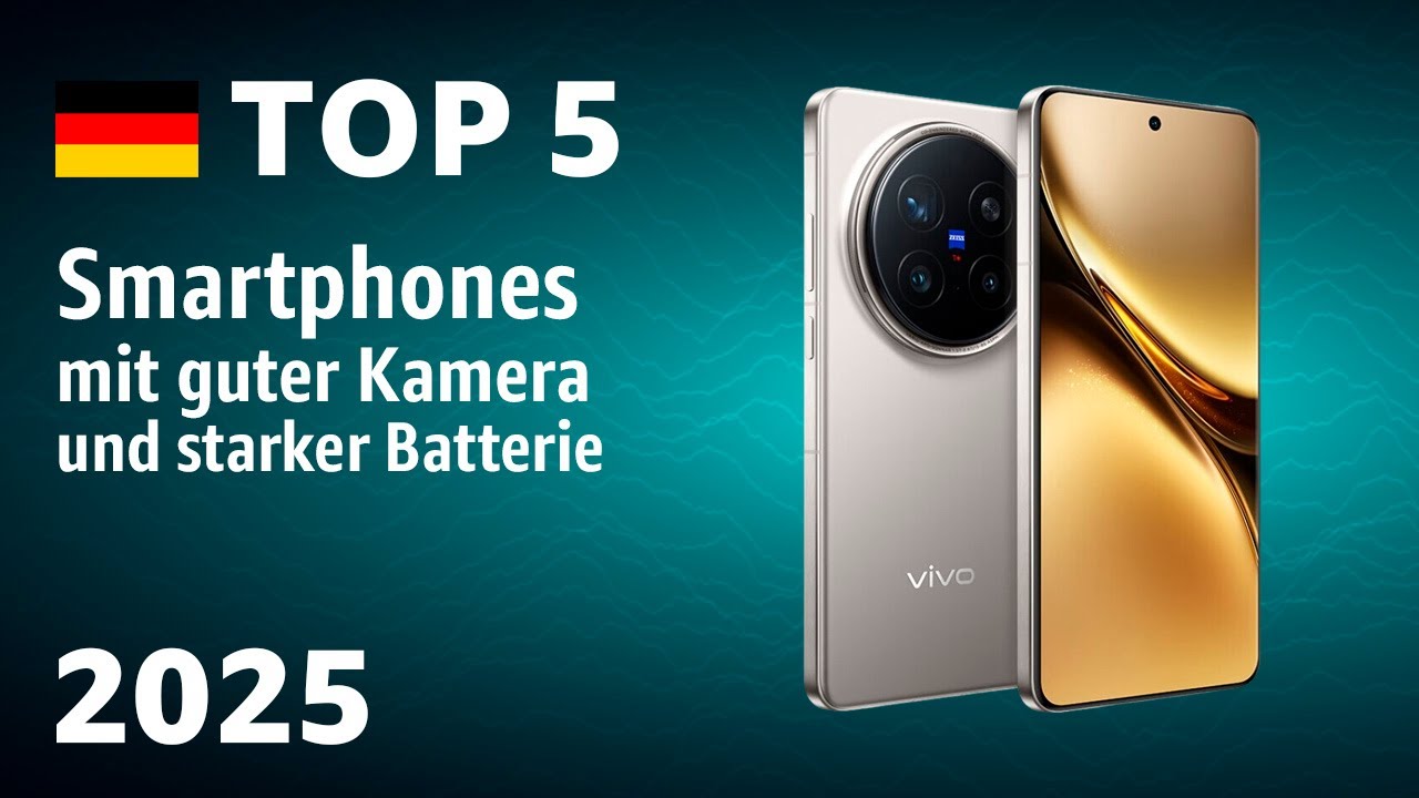 TOP-5: Smartphones mit guter Kamera und starker Batterie – Test 2025!