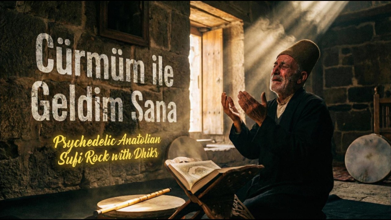 Cürmüm ile Geldim Sana | Psychedelic  Anatolian #sufi  Rock with #dhikr