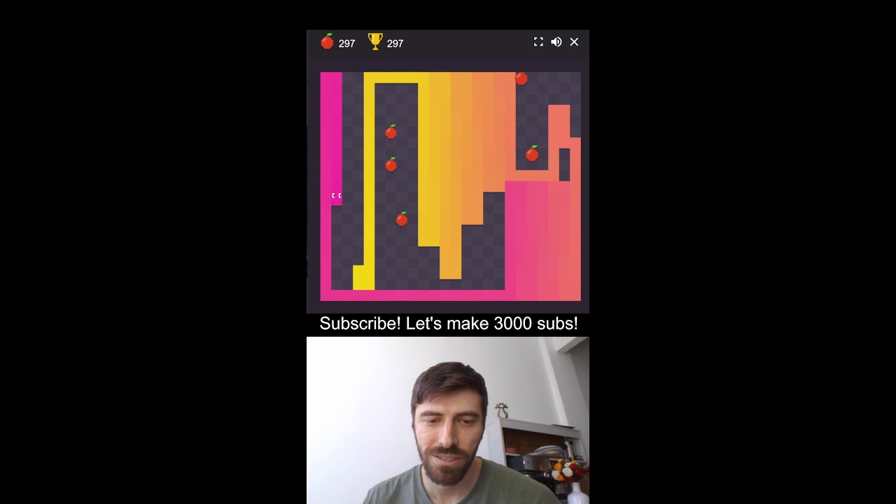 Playing snake!