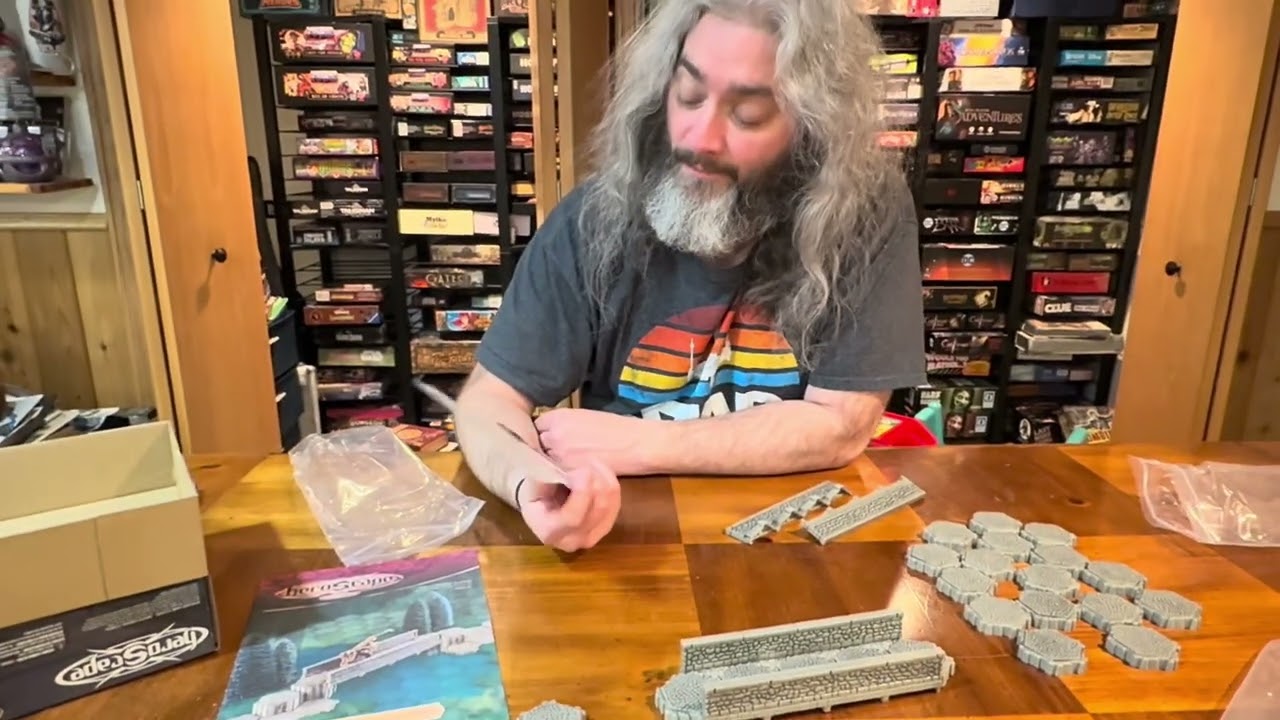 Heroscape The Roads of Valhalla Unboxed in The Man Cave