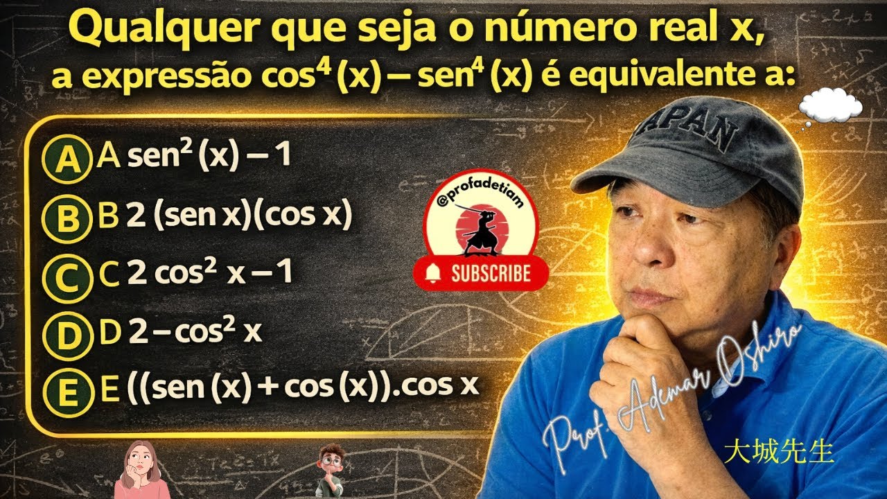 (UCSAL-BA) Uma expressão trigonométrica para resolver! Vamos tentar? 