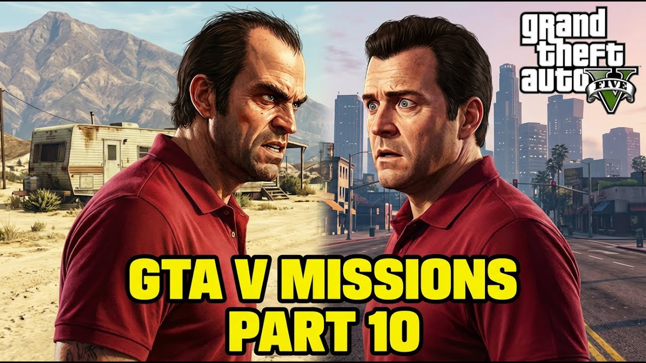 A Shocking Reunion |A Ghost From the Past Returns | Trevor Meets Michael Again | GTA V PART 10