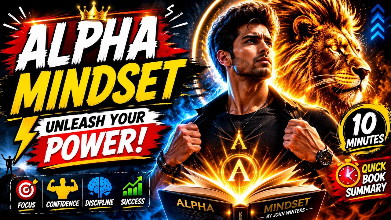 Unleash Your Alpha Power in 10 Minutes! Alpha Mindset by John Winters Summary in Hind