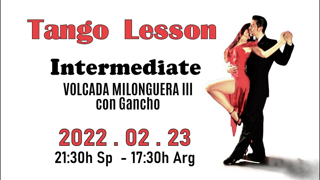 TANGO LESSON Volcadas con Gancho