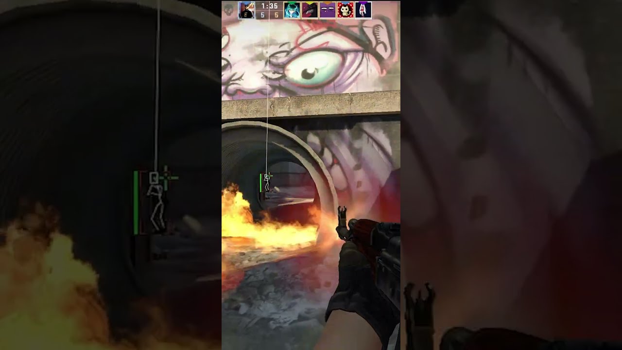 😎CS.GO ISP HACK 🔥 Free Cs.go Hack 🥵32 Kills Part 4 🔥 #short