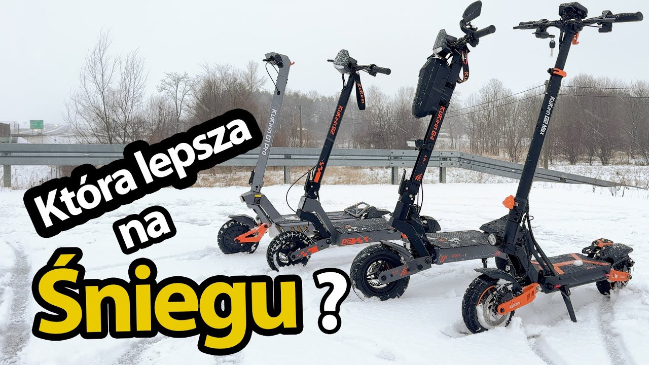 Hulajnoga w śniegu - czy można jeździć hulajnogą po śniegu?