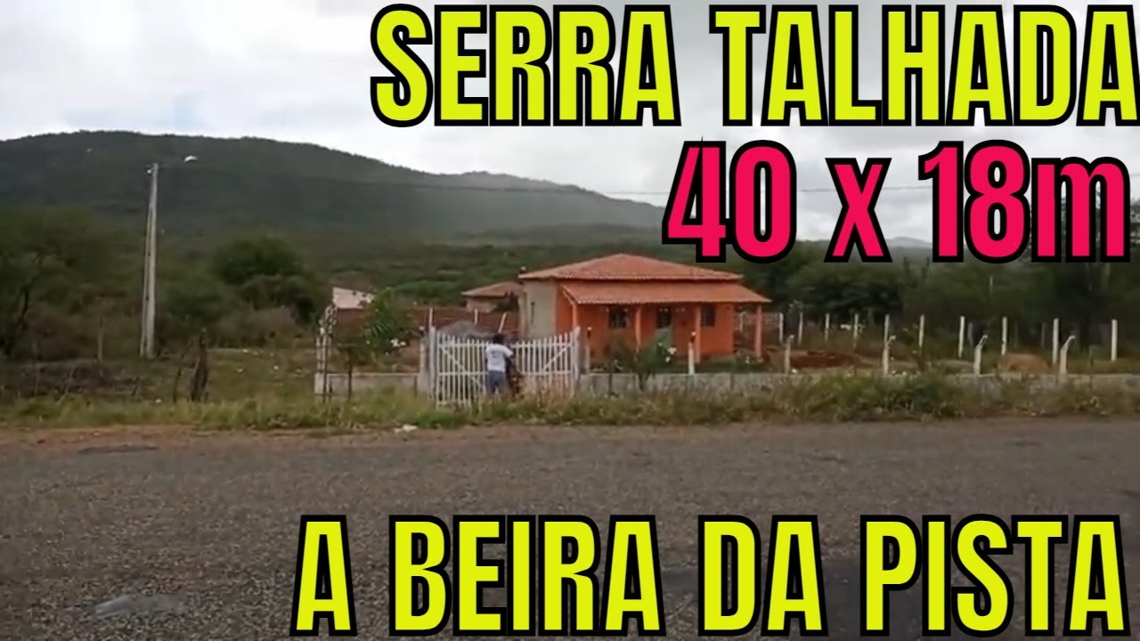 R$ 110 MIL CHÁCARA 40 X 25m EM SERRA TALHADA NA ESTRADA DE TRIUNFO BOM PARA POSTO DE GASOLINA