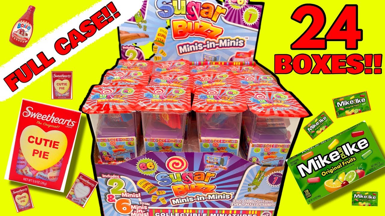 РАСПАКОВКА ПОЛНОГО ЯЩИКА SUGAR BUZZ!! МИНИ-В-МИНИ СЛЕПОЙ ПАКЕТИК, ОТКРЫВАЮЩИЙ 24 КОРОБКИ!!