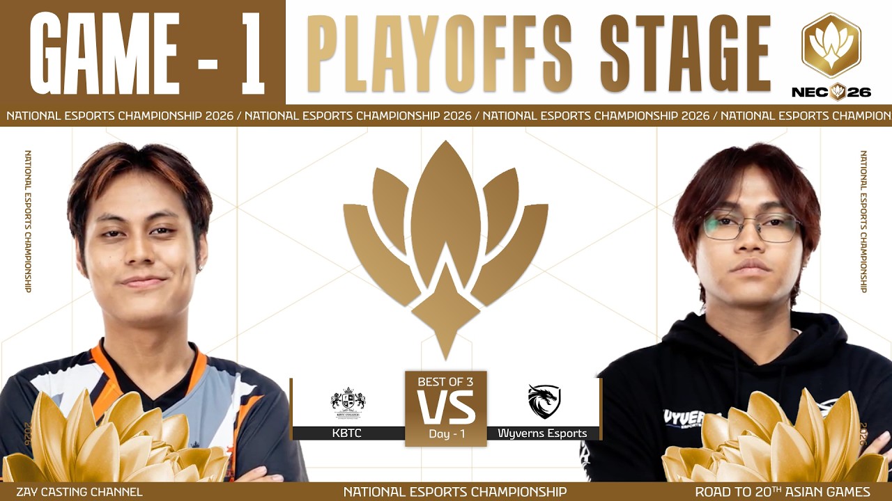 [Game - 1] KBTC College vs Wyverns | MESL NEC 2026