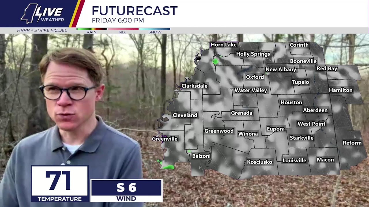 LIVE at 5: Matt breaks down the storm potential and when to expect it in Mississippi