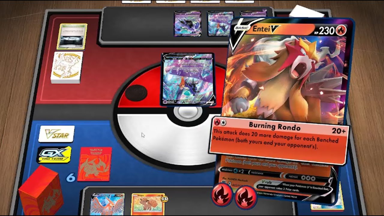 【PTCGO:Expanded】Spread the flame! EnteiV Steam up!