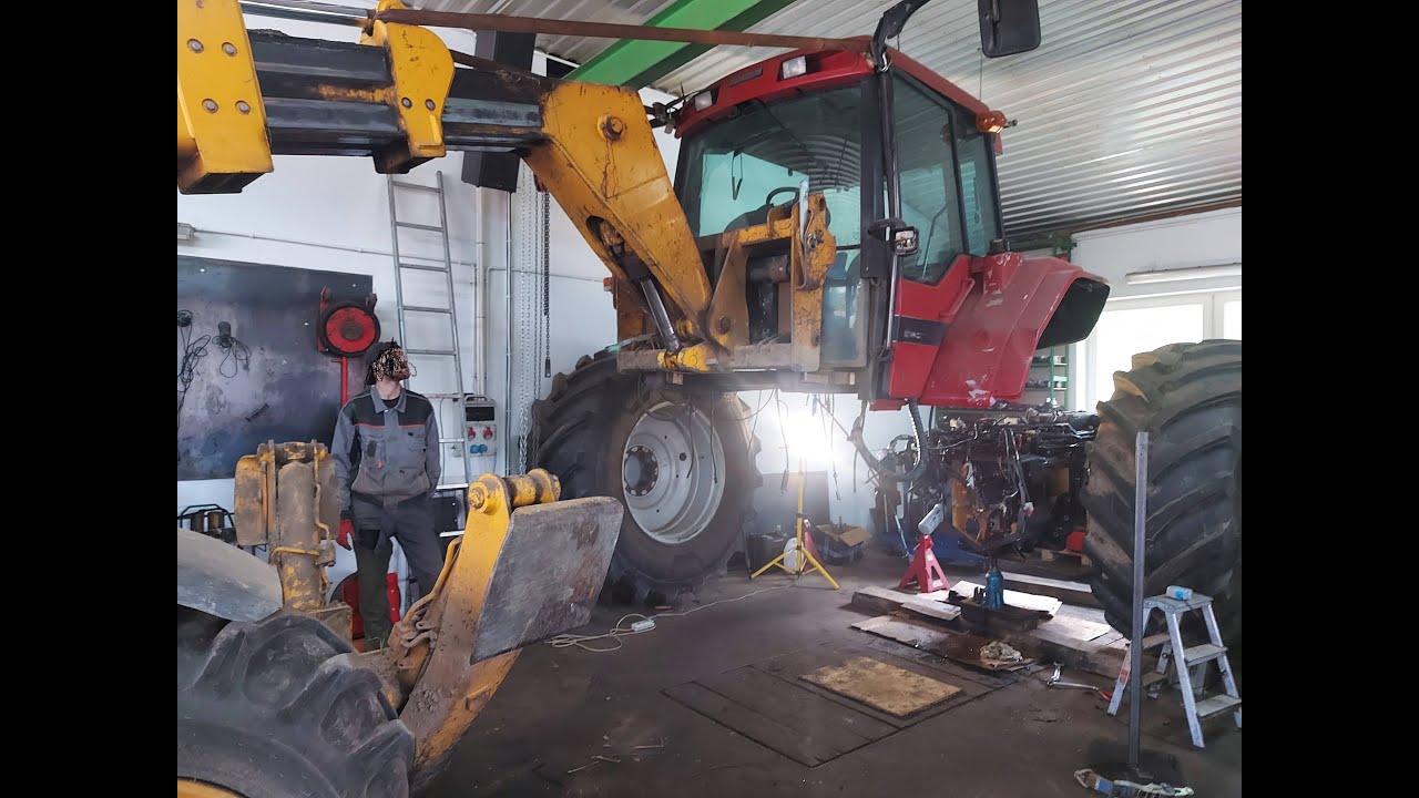 Składanie powershift Case Magnum seria 7200. Cz. 1 Wymiana tarczek.