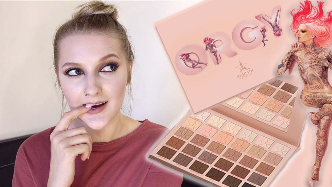 ОБЗОР JEFFREE STAR ORGY EYESHADOW PALETTE / Нюдовая матовая палетка от Джефри Стар