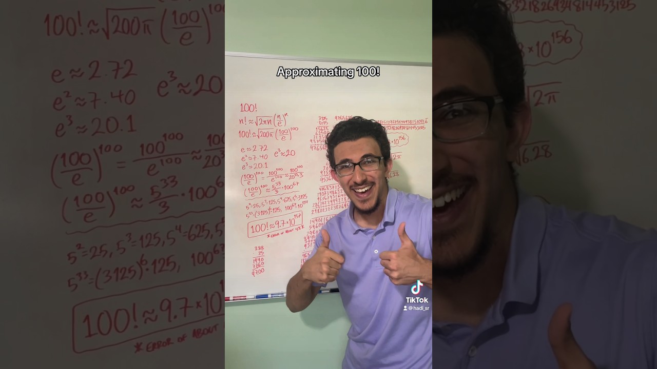 Approximating 100!