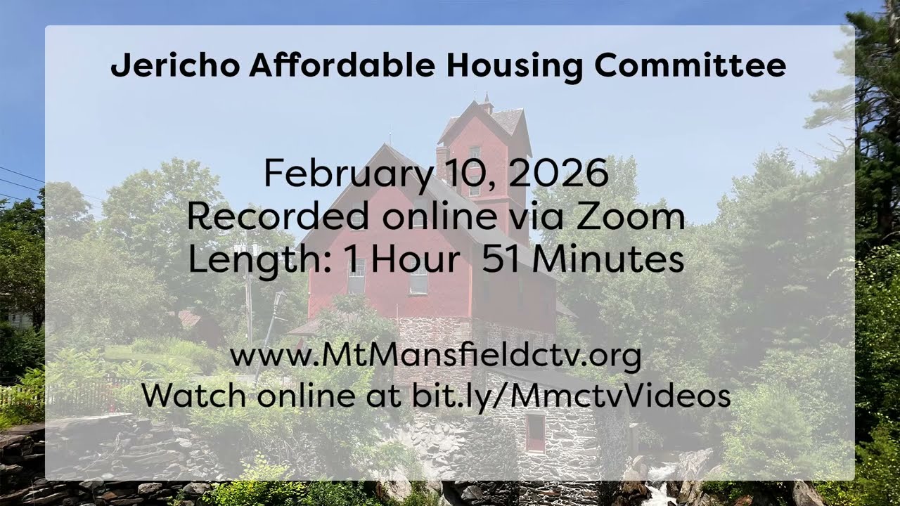 Jericho Affordable Housing Cmte 2-10-2026