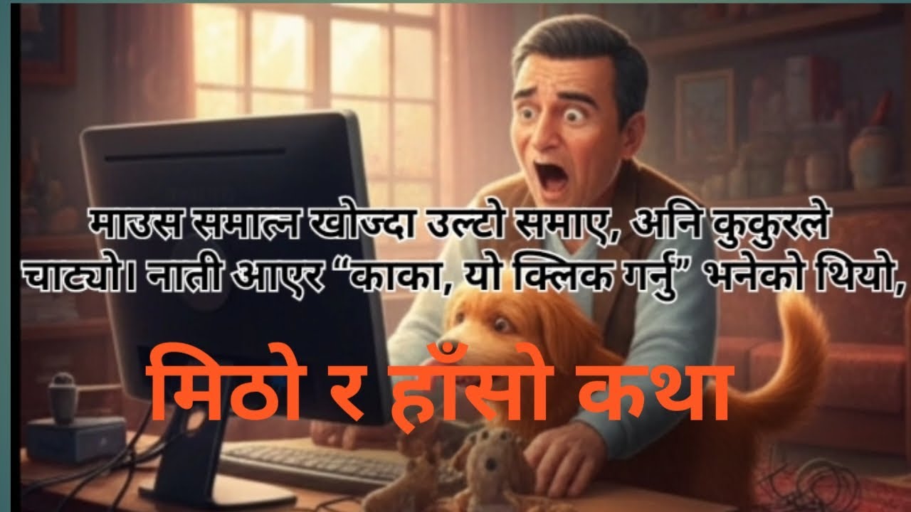 Nepali Funny Shorts | Kaka Using Computer First Time
