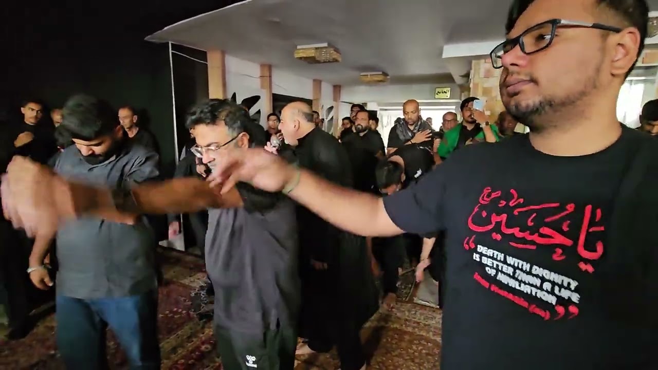 Karbala, Iraq: Arbaeen Day | Saf Matam | Hozaiph Bhalloo | Safar, 1446 A.H.