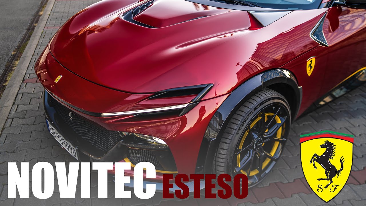 LOUD! NOVITEC Ferrari Purosangue ESTESO. Visual review and RAW Exhaust Sound