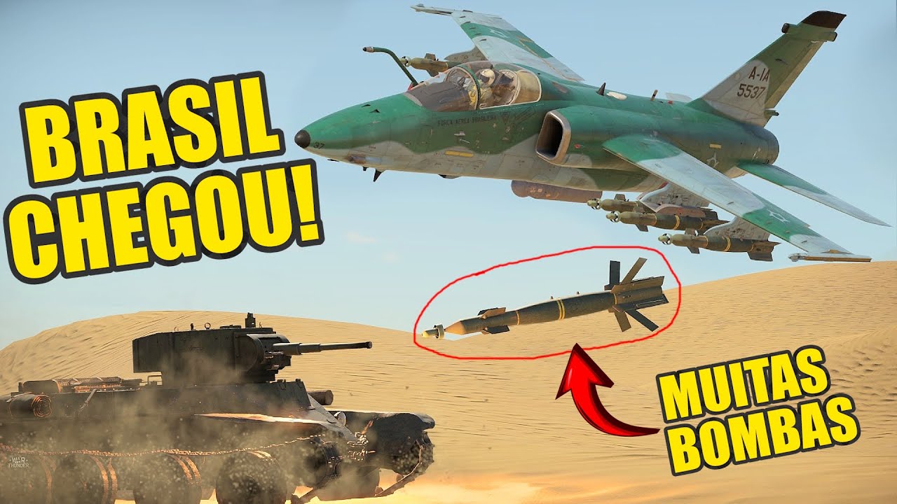 Conseguimos! Chegou O Brasil no Warthunder  - AMX A-1A - Warthunder PT - BR