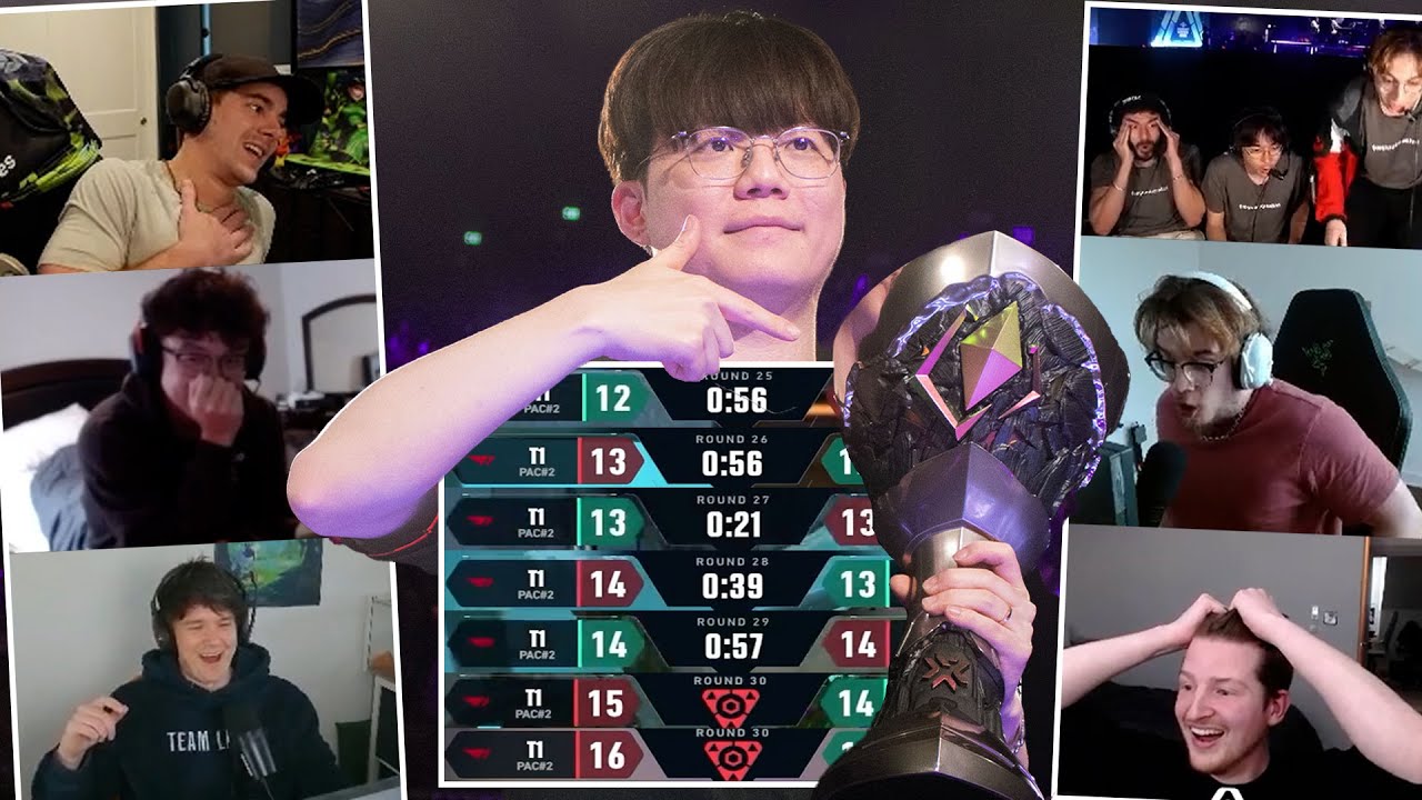 Valorant Pros/Streamers Reacts To The CRAZIEST OVERTIME IN VCT | T1 vs G2