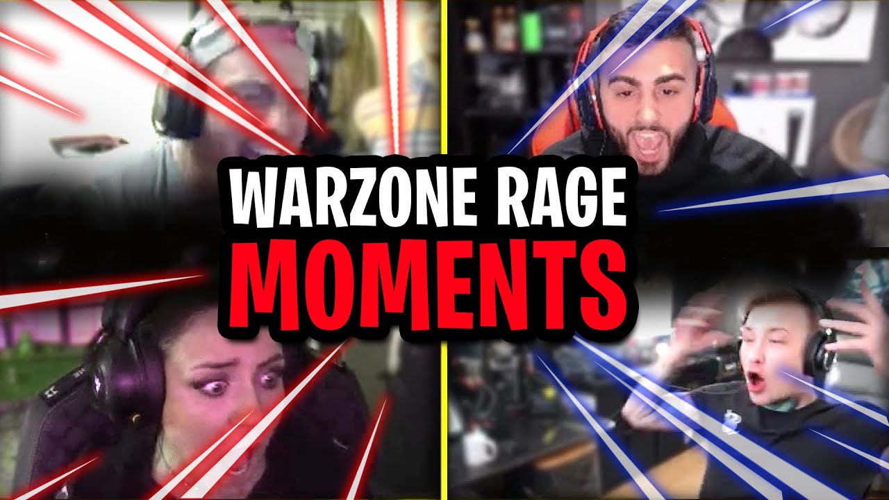 Ultimate Warzone Rage Compilation! (Funny Streamer Moments)