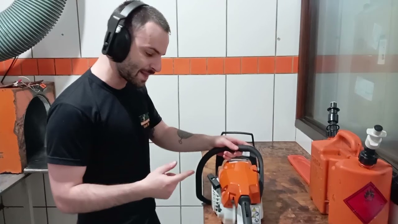Funcionamento Correto Motosserra Stihl MS 182