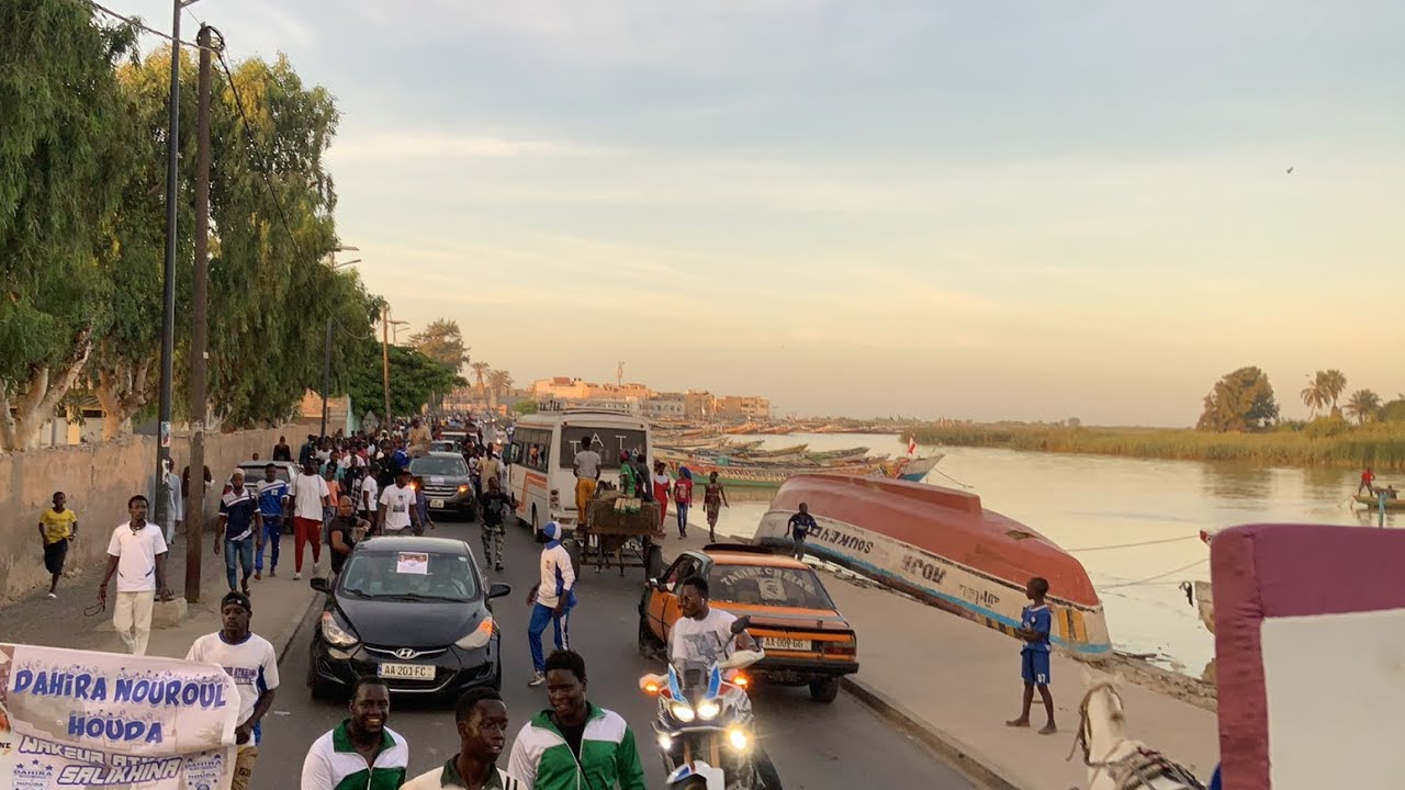 Arrivee du khalife general des khadre a st louis