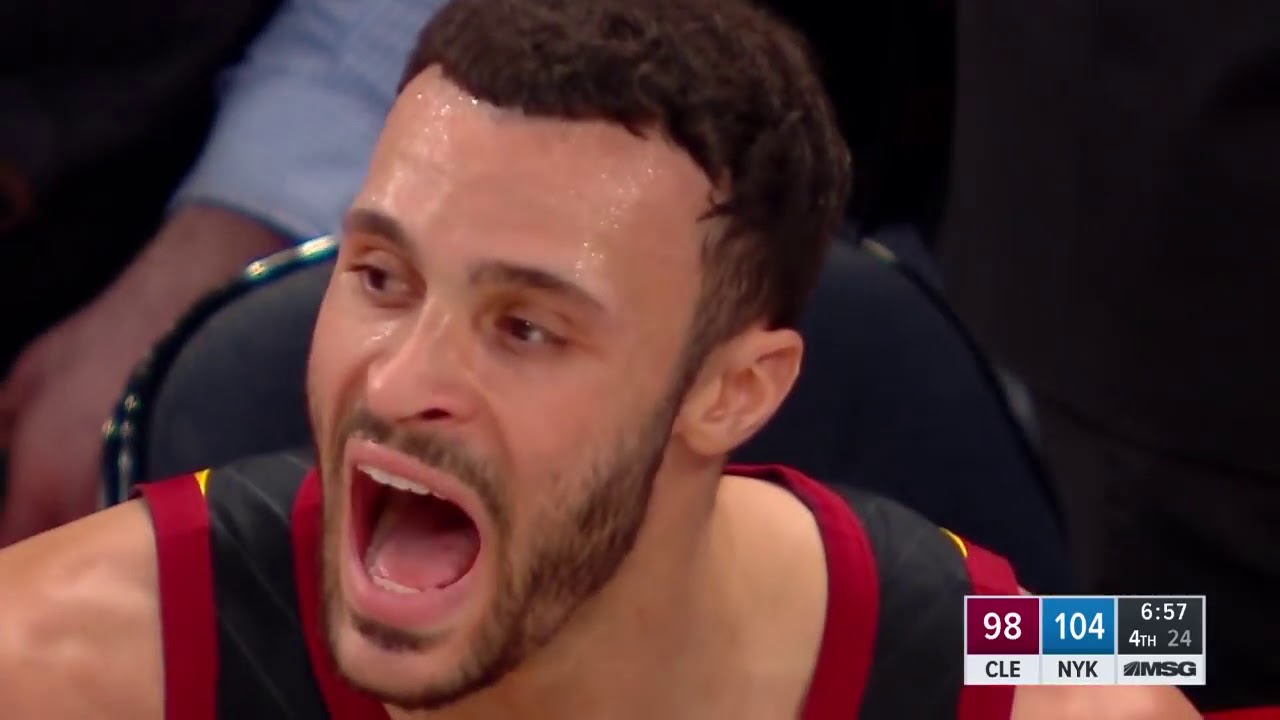 Larry Nance Yells 'Ball Don't Lie' After Missed FTs On His Flagrant Foul! Cavaliers vs Knicks