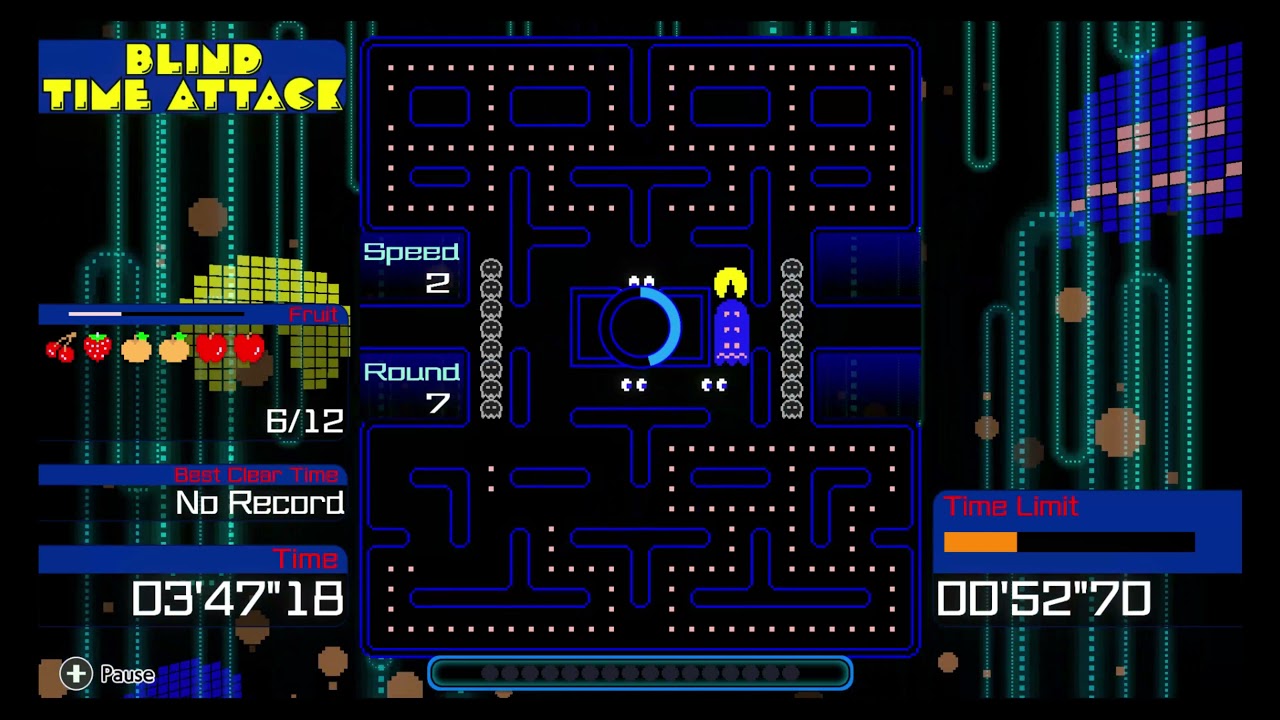 Pac-Man 99 (Switch) - Blind Time Attack Mode Clear in 6'33