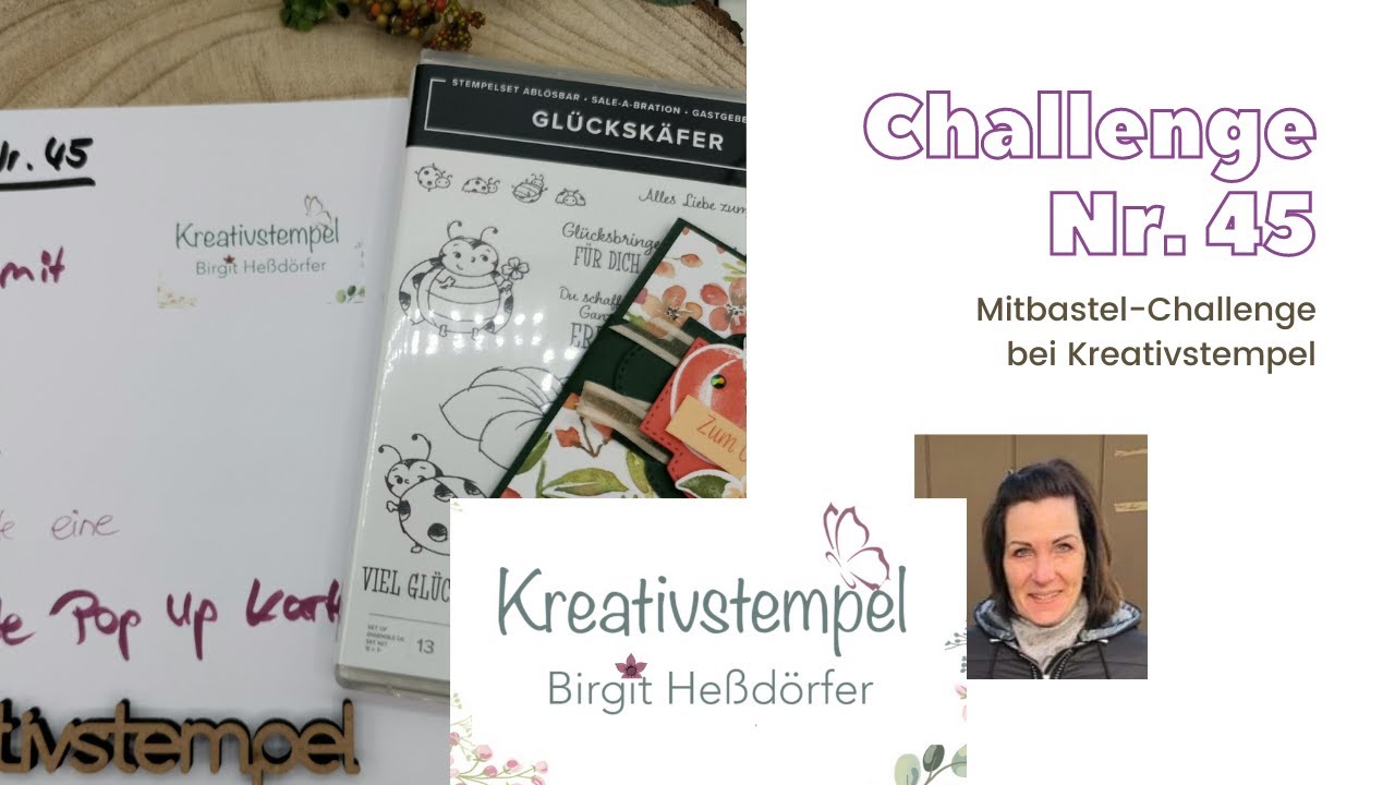 Mitbastel Challenge Nr. 45 und Ideen für eine Kullerkarte