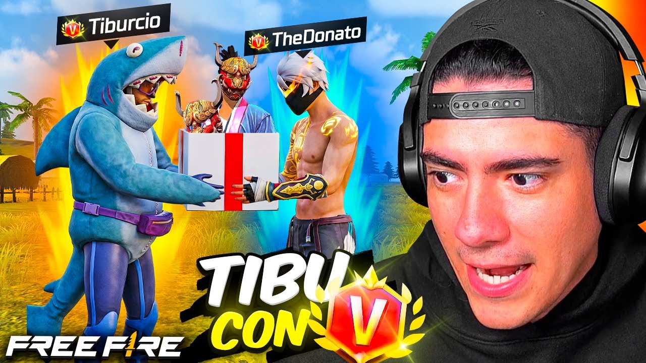 TIBU ME REGALA EL SAKURA CON SU NUEVA CUENTA VERIFICADA DE FREE FIRE!! - TheDonato Live
