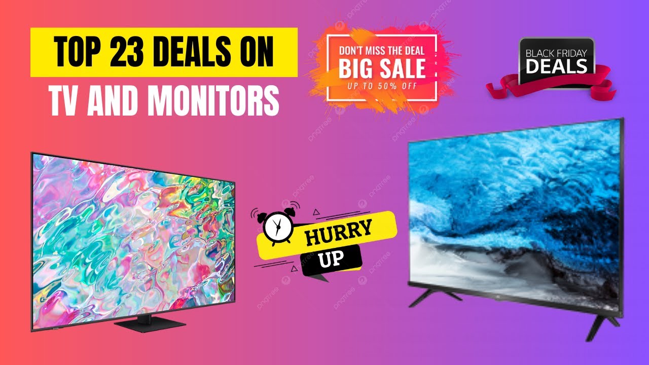 Amazon Black Friday TV Deals 2023 - Top 23 TV & Monitor Deals Are Awesome - Hurry Up Grab The Deals