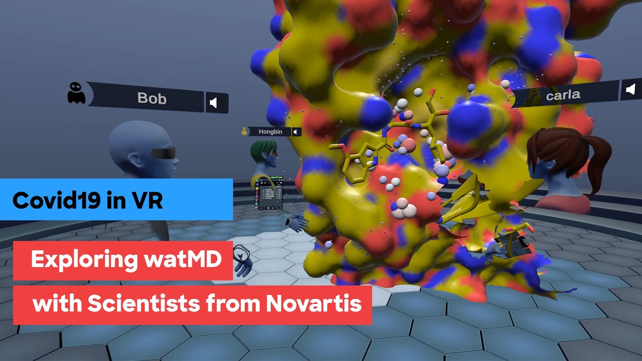 Covid19 in VR: Exploring watMD with Scientists from Novartis