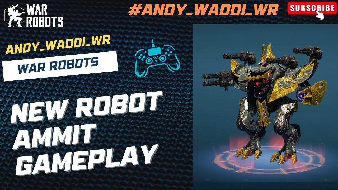 [War Robots] 🔴 LIVE STREAMING | Gameplay #andy_waddi_wr #warrobots #livestreaming