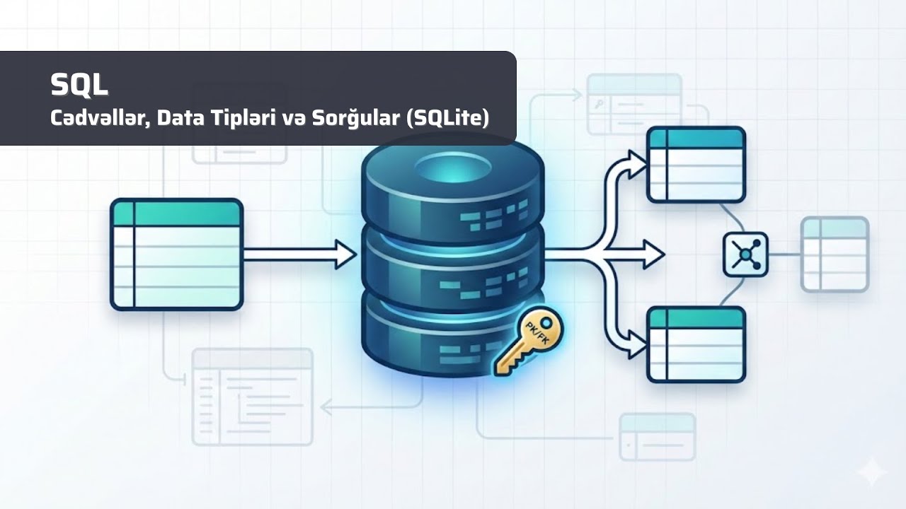 SQL - Cədvəllər, Data Tipləri və Sorğular (SQLite)