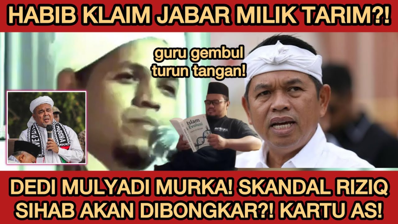 MURKA GUBERNUR‼️JABAR MILIK HABIB?!! DEDI MULYADI 4NCAM BONGKAR MARKAS RIZIQ SIHAB DI BOGOR?!